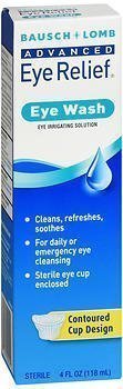 Bausch & Lomb Eye Relief Eye Wash Solution, Sterile 4 oz — Mountainside  Medical Equipment