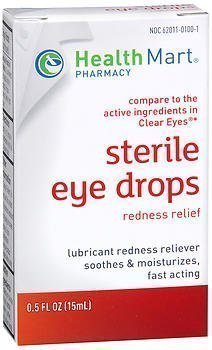 Clear Eyes Redness Relief Sterile Eye Drops - 0.2 Oz 