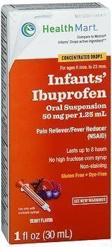 Ibuprofen Concentrated Drops Dosage Chart